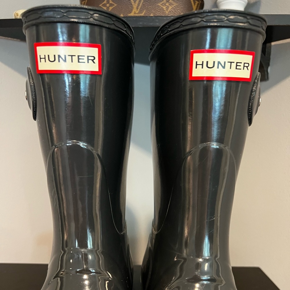 Hunter Original Short Gloss Rain Boots - Picture 4 of 16